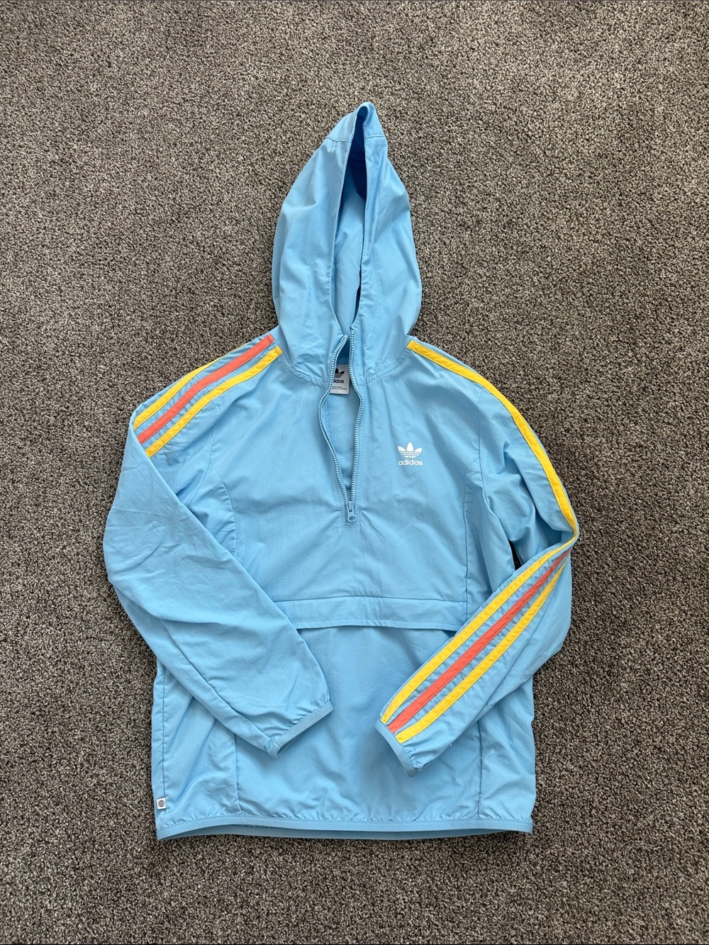 Girls adidas half zip